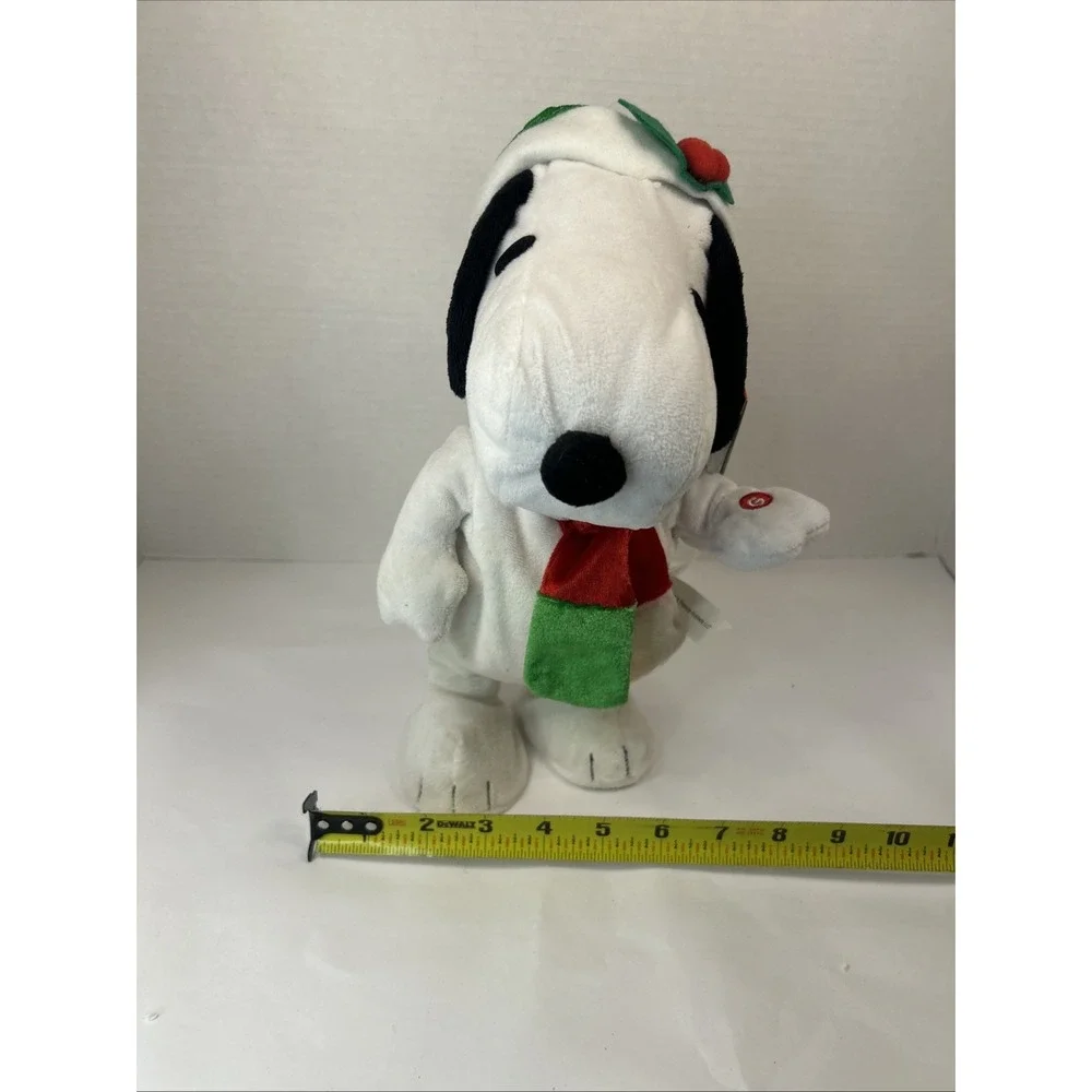 Gemmy Snoopy Christmas Santa Musical Peanuts Side Stepper Dancing Plush 2013